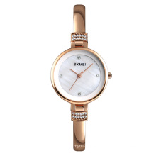 luxury rose gold japan movement stainless steel quartz watches for women